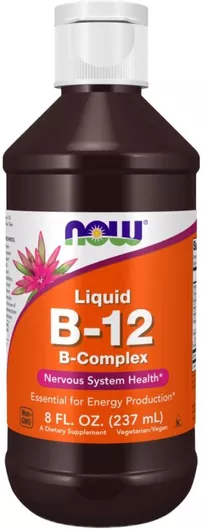Now Foods Liquid B-12 Βιταμίνη για την Υγεία του Νευρικού Συστήματος 237ml