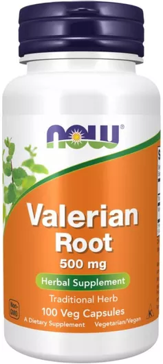 Now Foods Valerian Root 500mg 100 Φυτικές Κάψουλες