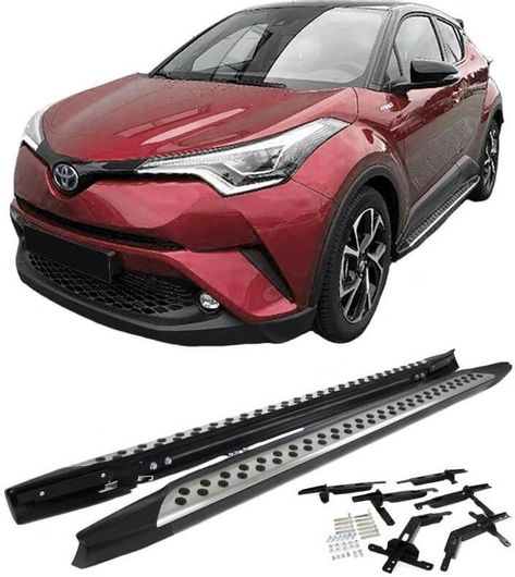 Πλαϊνά Σκαλοπάτια Αυτοκινήτου Carner για Toyota C-HR X1 10/2016+ Style 2τμχ