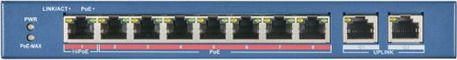 Switch Hikvision DS-3E0310HP-E Unmanaged L2 PoE με 7 Θύρες Gigabit (1Gbps) Ethernet