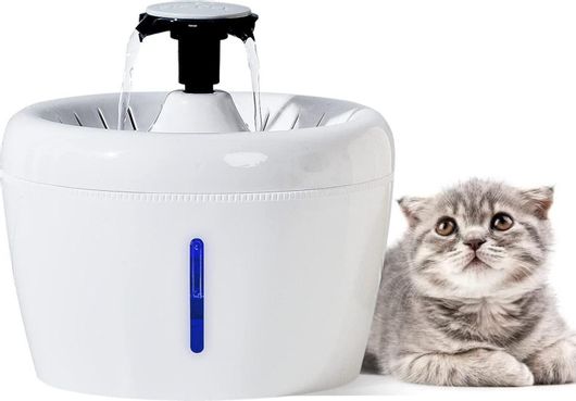 Ποτίστρα Γάτας Els Αυτόματη Συντριβάνι Λευκό 2.5Lt