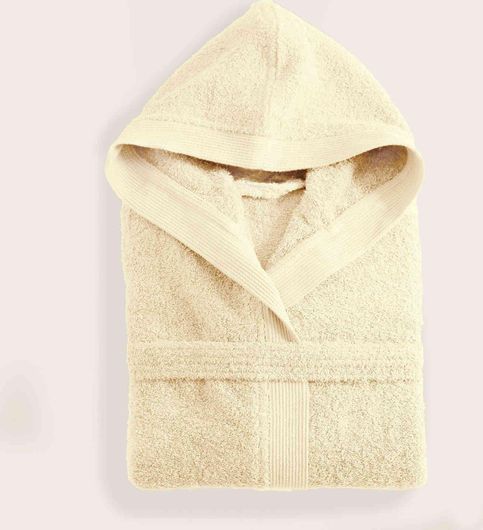 Μπουρνούζι Rythmos 50-637280 Amadeus με Κουκούλα Βαμβακερό S Εκρού