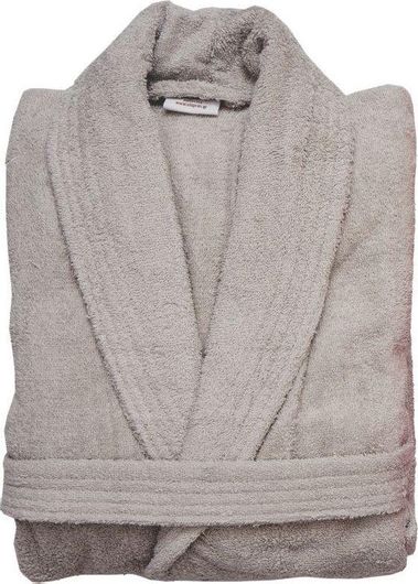 Μπουρνούζι Viopros 618218 Classic με Γιακά Βαμβακερό S Γκρι