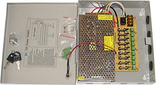 Τροφοδοτικό Κουτί 552-204 CP1209-10A-9 Συστημάτων CCTV 9 Εξόδων