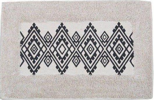 Πατάκι Μπάνιου Estia 02-5351 Βαμβακερό Oriental Μαύρο 40x60cm