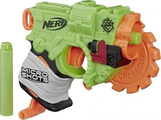 Nerf Hasbro Εκτοξευτής MicroShots Crosscut Zombie Strike για 8+ Ετών