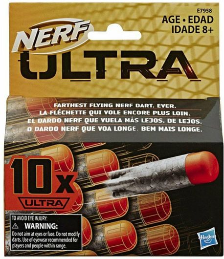 Nerf Hasbro Σφαίρες 10 Dart Refill Ultra για 8+ Ετών