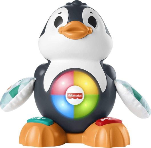 Βρεφικό Παιχνίδι Fisher Price Linkimals Πιγκουίνος Ο Ζωηρούλης με Μουσική για 9+ Μηνών
