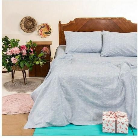 Σετ Μαξιλαροθήκες Melinen Romantic 50x70cm Μπλε