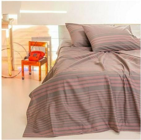 Σετ Μαξιλαροθήκες Melinen Stripe 50x70cm Ροζ