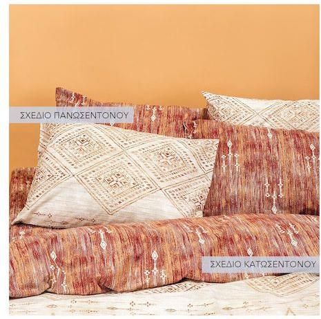 Σετ Μαξιλαροθήκες Melinen Zuma 50x70cm Μπορντό