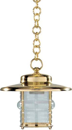 Φωτιστικό Εξωτερικού Χώρου Ορειχάλκινο με Καπέλο Ε27 220 75W 22x69cm