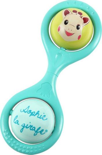Κουδουνίστρα Sophie La Girafe Μαράκα για 3+ Μηνών Γαλάζιο