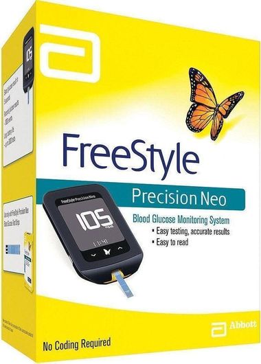 Μετρητής Σακχάρου Abbott Freestyle Precision Neo Μαύρο