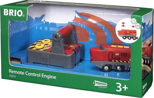 Τρενάκι Brio Toys Remote Control Engine από Ξύλο για 3+ Ετών