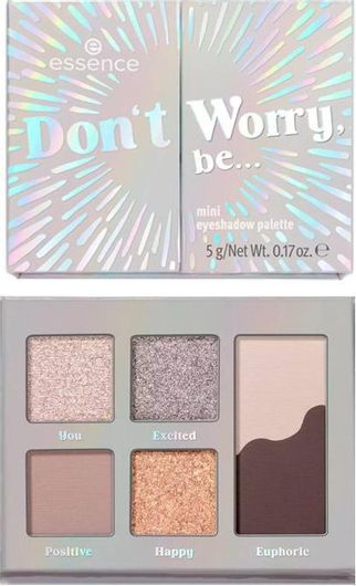 Παλέτα με Σκιές Ματιών Essence Don't Worry Be Mini σε Στερεή Μορφή 5gr
