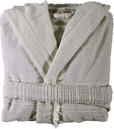 Μπουρνούζι NEF-NEF 030609-2 Enzo με Κουκούλα Βαμβακερό L Γκρι