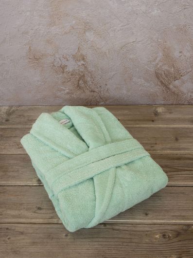 Μπουρνούζι Nima Home 28565 Asana με Γιακά Βαμβακερό M Μέντα