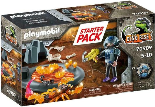 Playmobil Dino Rise Πολεμώντας τον Σκορπιό της Φωτιάς για 5-10 ετών