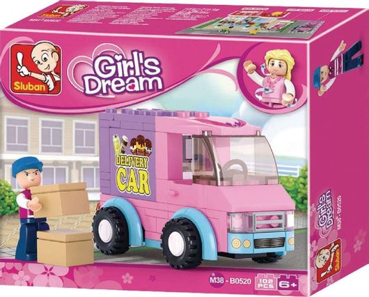 Τουβλάκια Sluban Girls Dream: Delivery Van για 6+ Ετών 102τμχ