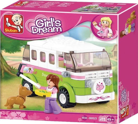 Τουβλάκια Sluban Girls Dream: Camper Van για 6+ Ετών 158τμχ
