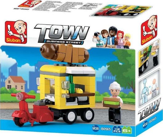 Τουβλάκια Sluban Town Hot Dog Car για 6+ Ετών 112τμχ