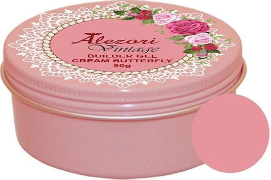 Gel Νυχιών Alezori Vintage Builder Cream Butterfly 50gr