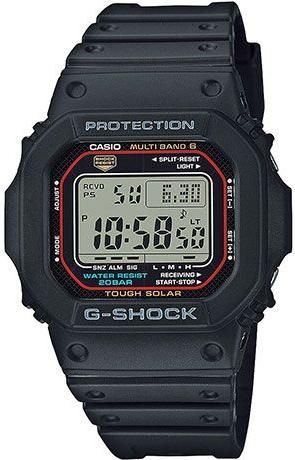 Ανδρικό Ρολόι Casio G-Shock GW-M5610U-1ER Ψηφιακό Solar με Λουράκι από Καουτσούκ Μαύρο