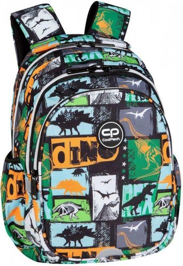 Σχολική Τσάντα Πλάτης Δημοτικού Coolpack Jerry Jurassic Πράσινο