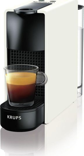 Καφετιέρα Krups Essenza Mini Pure για Κάψουλες Nespresso Πίεσης 19bar Λευκό