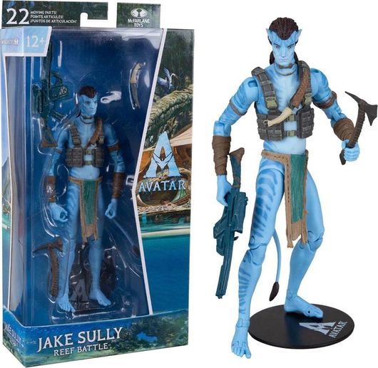 Action Figure McFarlane Toys Avatar The Way of Water: Jake Sully Reef Battle 18cm
