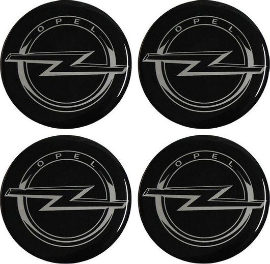 Αυτοκόλλητα Σήματα Αυτοκινήτου Opel 5.5cm για Ζάντες 4τμχ