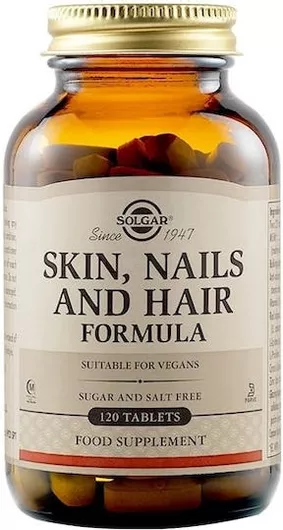 Solgar Skin, Nails & Hair Formula 120 Ταμπλέτες