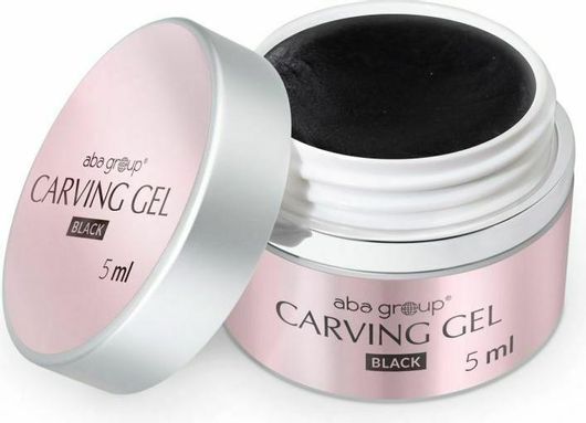 Nail Art Gel Νυχιών Carving Gel 3D Πλαστελίνη για Νail Art Black 5ml