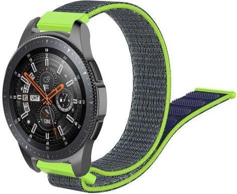 Λουράκι SmartWatch για Samsung Galaxy Watch 46mm Ύφασμα Μπλε / Πράσινο