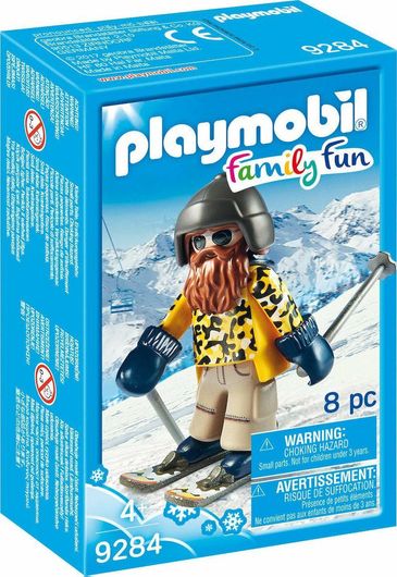 Playmobil 9284 Family Fun Σκιέρ Snowblades για 4+ Ετών