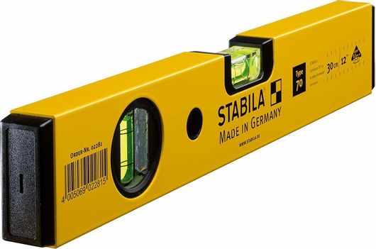 Αλφάδι Stabila 02281 30cm με 2 Μάτια Type 70
