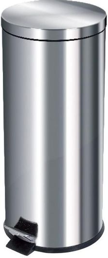 Κάδος Απορριμμάτων Stil Casa με Πεντάλ Μεταλλικός 20lt Inox