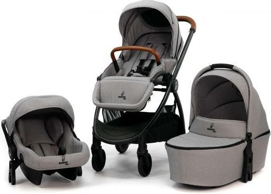 Πολυκαρότσι Asalvo Manilva 3 σε 1 Γκρι