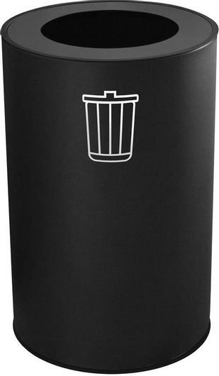 Κάδος Απορριμμάτων Stil Casa Μεταλλικός 100lt Μαύρο