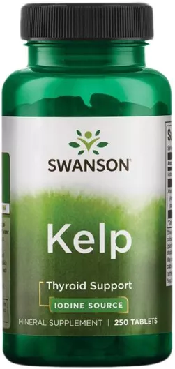 Swanson Kelp Iodine Source Ιώδιο 250 Tαμπλέτες