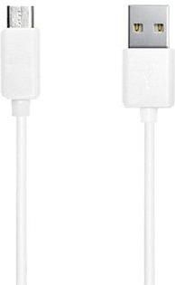 Καλώδιο Gfun 78-MUSBWH Regular USB σε micro USB 1m Λευκό