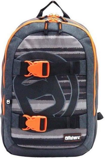 Σχολική Τσάντα Δημοτικού Bagtrotter Πλάτης 51x33x20cm Μαύρο / Γκρι