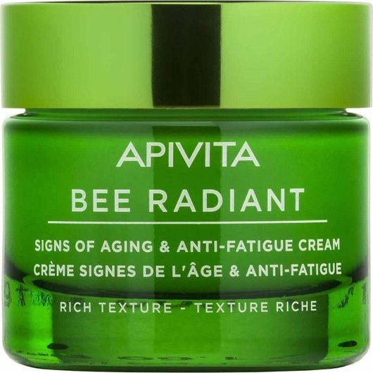 Κρέμα Προσώπου Apivita Bee Radiant White Peony & Patented Propolis Rich Ενυδατική & Αντιγηραντική Ημέρας για Ξηρές Επιδερμίδες με Υαλουρονικό Οξύ 50ml