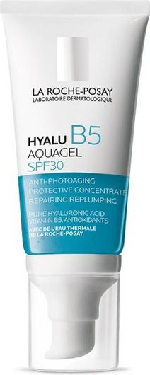 Gel Προσώπου La Roche Posay Hyalu B5 Aquagel Ημέρας με SPF30 για Ενυδάτωση, Αντιγήρανση & Ατέλειες με Υαλουρονικό Οξύ & Πανθενόλη 50ml