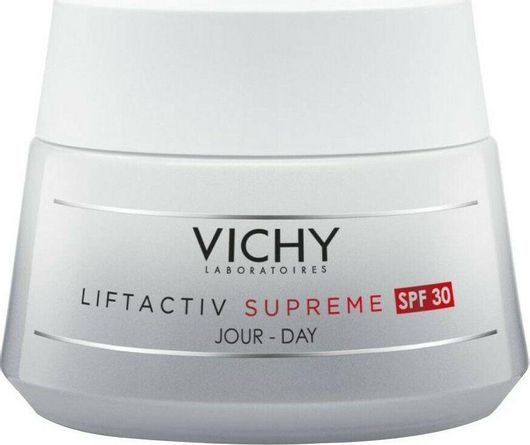Vichy Liftactiv Supreme Κρέμα Προσώπου Ημέρας με SPF30 για Ενυδάτωση, Αντιγήρανση & Σύσφιξη με Υαλουρονικό Οξύ 50ml
