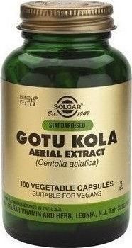 Solgar Standardized Gotu Kola Aerial Extract 100 Φυτικές Κάψουλες
