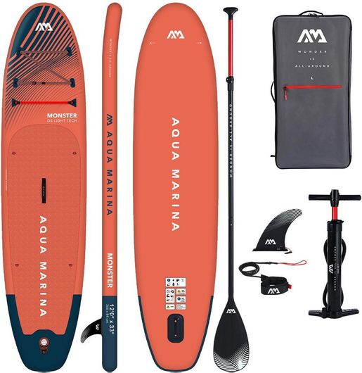 Σανίδα SUP Aqua Marina Monster Φουσκωτή με Μήκος 3.66m