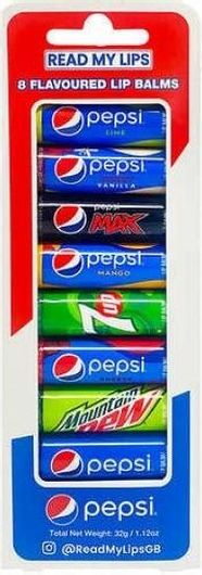 Lip Balm Read My Lips Pepsi Gift Set Σετ 8 Pack 4gr