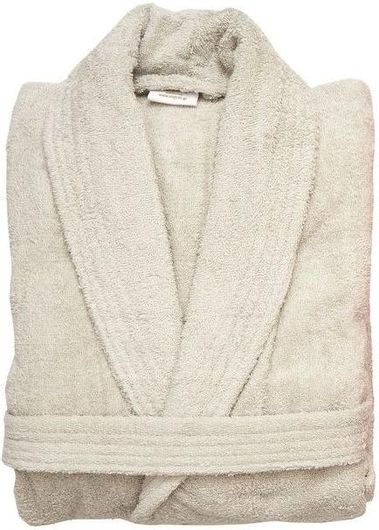 Μπουρνούζι Viopros Classic με Γιακάx/ L Ανοιχτό Γκρι